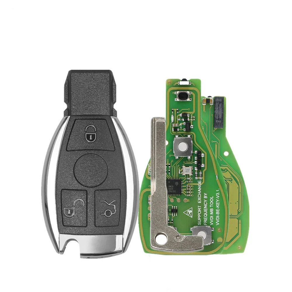 Car Key Shell Xhorse VVDI BE Key Pro Improved Version with Smart Key Shell 3 Button /4 Buttons for Benz car key shell car remote key car key key shell