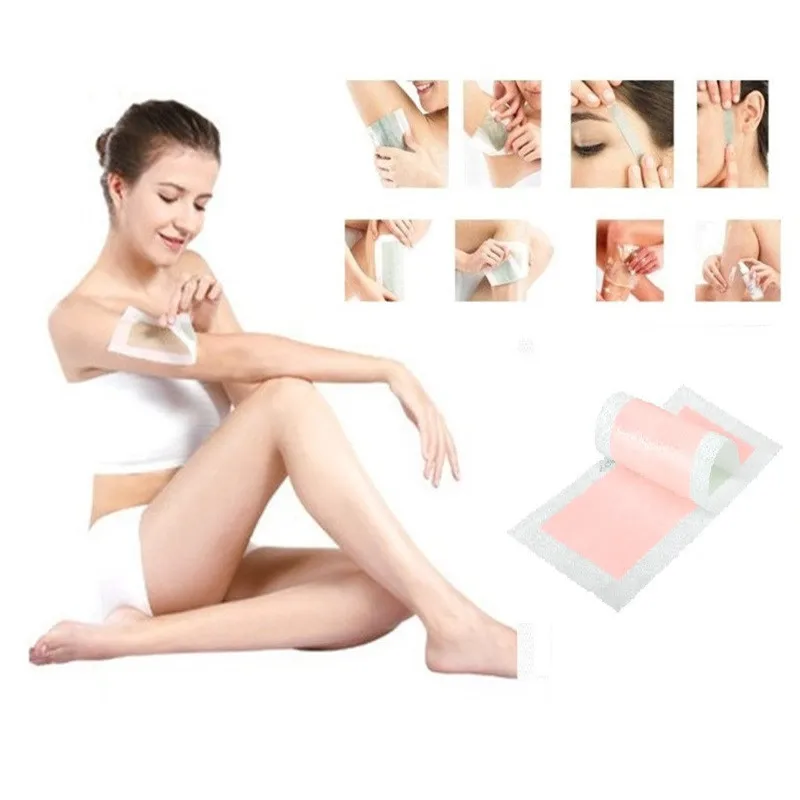 Strisce depilatorie di cera per viso gambe e bikini in tessuto_voghion.com