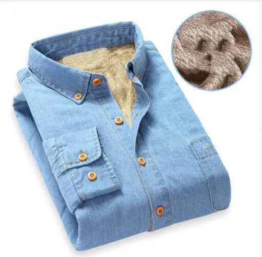 Quality Warm Winter Denim Jeans Dress 