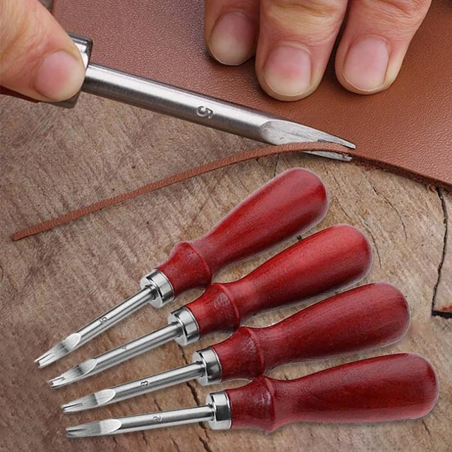 1Pc Leather Edge Beveler Skiving Beveling Knife 1.0/1.2/1.5/2.0mm Cutting  Hand Craft Tool with Beech Handle for Chamfered Shovel - AliExpress