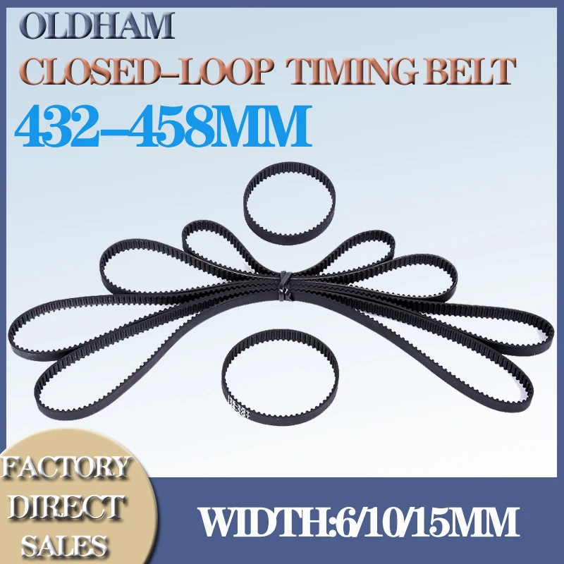 

GT2 Closed Loop Timing Belt Rubber 2GT 6mm 432 434 436 438 440 442 444 446 448 450 452 454 456 458mm Synchronous 3D Printer Part