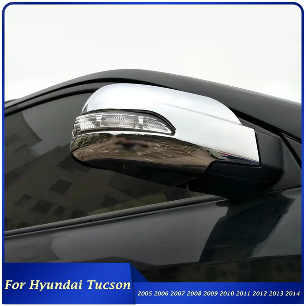 

Car Styling For Hyundai Tucson ABS Chrome Car Rear View Mirror Trims Cover External Decoration 2005 to 2014
