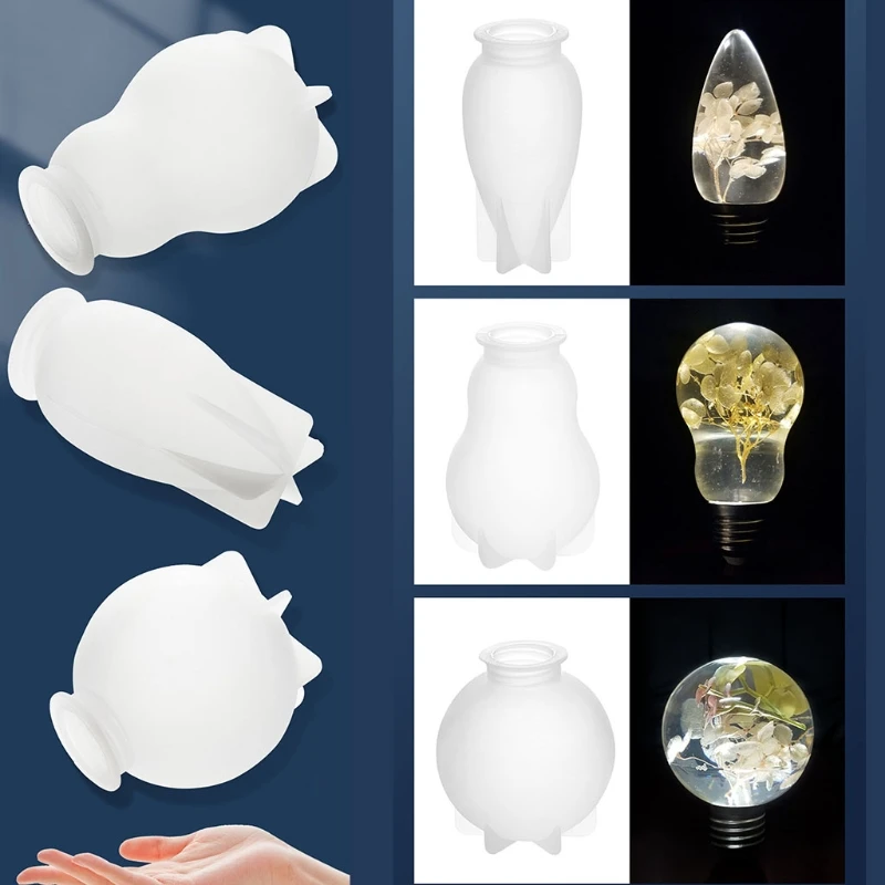 Light Bulb Resin Molds Creates a Pleasant Under Light Candy Box Home Table Decoration Environment for Drop shipping