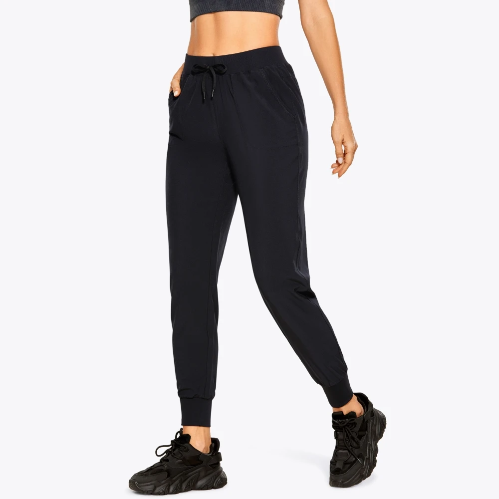 Casual Sports Pants Women Lightweight Joggers Quick Dry Running Sweatpants 27.5 inches