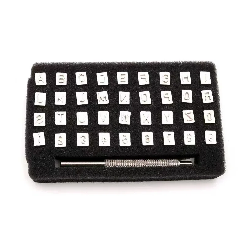 Leather Craft Stamps DIY Leather Seal Engraving Craft Tool Steel Alphabet Number Stamp Leather Craft Stamps Metal Printing number letter stamp set,alphabet number stamp set,leather letter punch,leather craft stamps