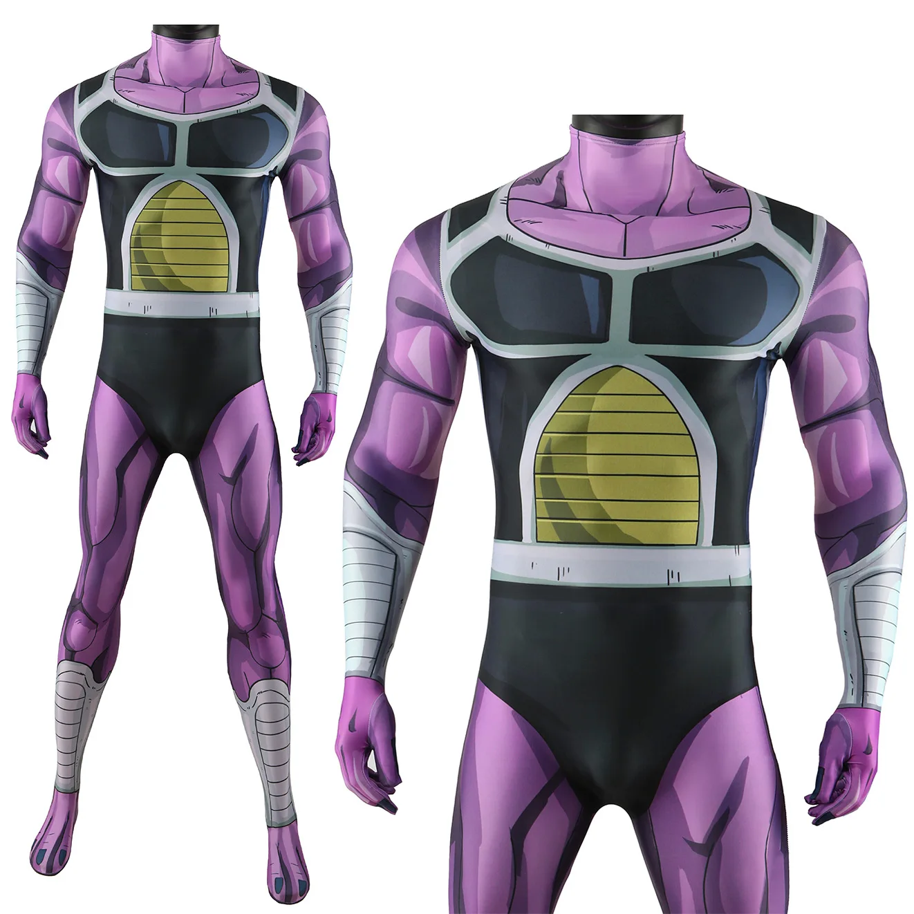 Dragon Ball Z: King Cold | Cosplay Spandex Bodysuit 27 Dragon Ball Z-Inspired King Cold Cosplay Spandex Bodysuit for Adults and Kids