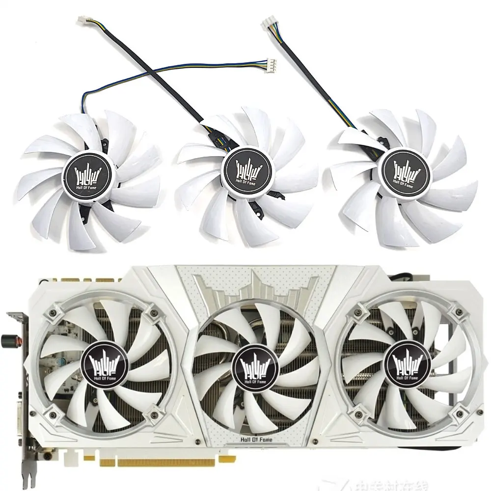 Nuovo 3 Pezzi/1 Lotto 87Mm Ga92S2H Gtx 1080 Ventola Gpu, Per Galaxy / Kfa2 Gtx 1080Ti 1080 1070Ti 1070 1060 Ventola Di Raffreddamento Della Scheda Gra