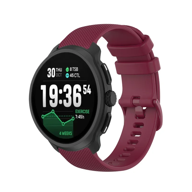 Versatile Sports Silicone Watch Strap - Comfortable Fit for Any Adventure