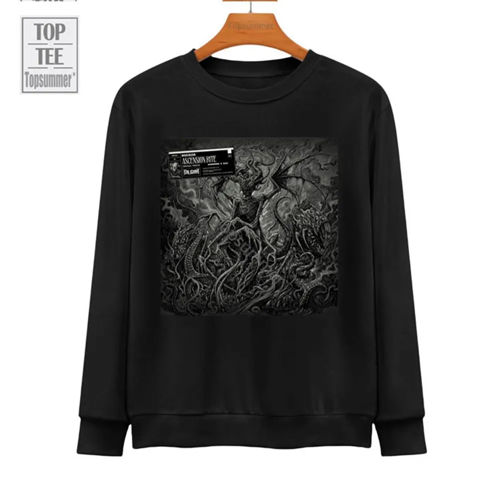 

Ascension Rite Album Hoodies Marauda Tour Hoodie Teens Pop Trend Graphic Print Sweatshirts
