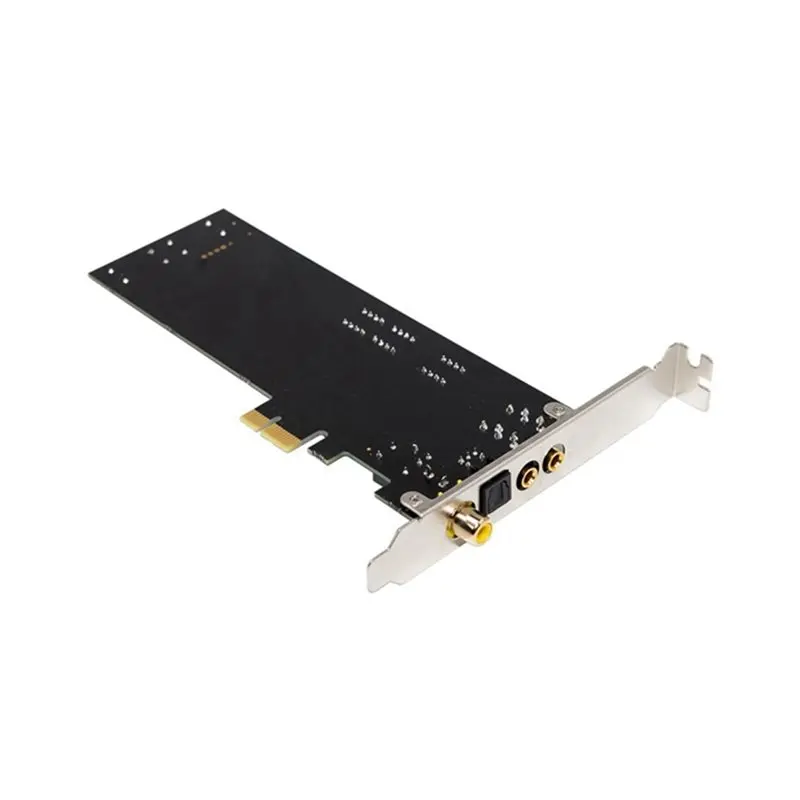 AT82-CM6635 ST115 2.1CH Pcie 사운드 카드 광섬유 동축 디지털 오디오 Hifi 드라이버 프리 사운드 카드