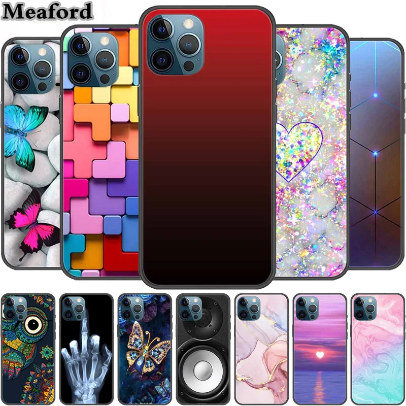 Per Iphone 11 12 13 14 15 Pro Max Mini Plus Cover Posteriore In Silicone Morbido Tpu Per Iphone 15 Iphone 14 Iphone 13 Custodie Per Telefoni Nere