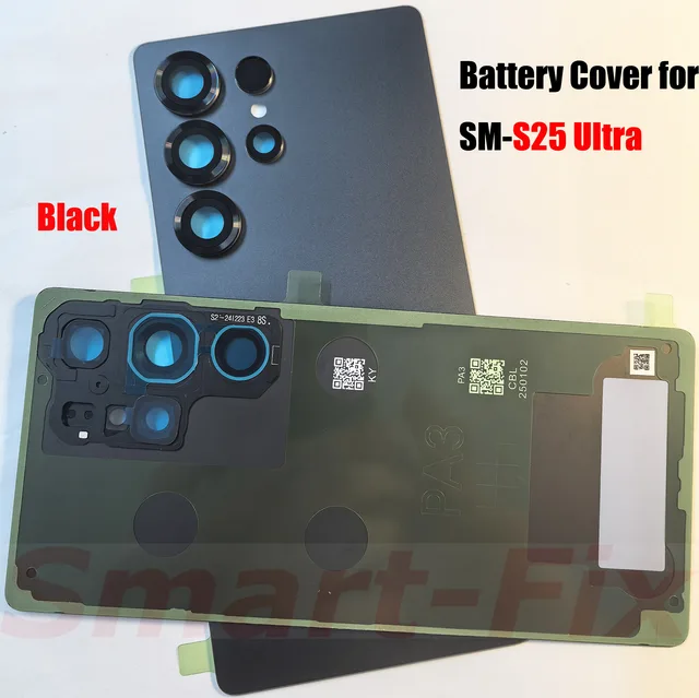 (O-E-M) for SAM-S25 Ultra 5G Back Battery Cover Glass Rear Housing Cover Case Replacement With Camera Lens for 25Ultra SM-S938B 1