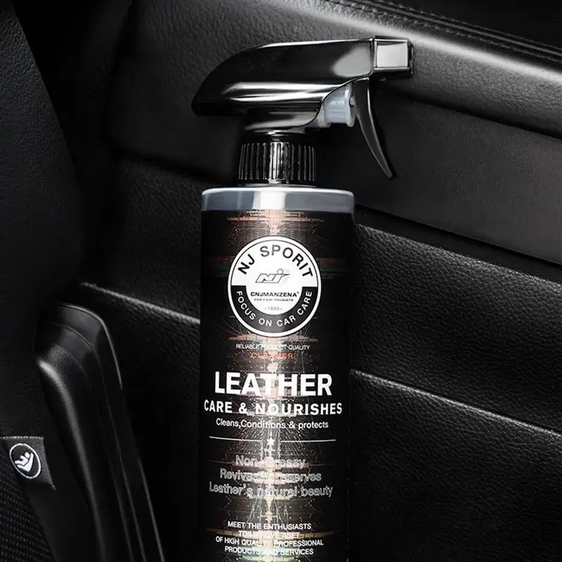 Car Leather Conditioner Leather Cleaning Foam Spray 473ml Car Leather  Cleaner Spray Leather Care Spray For Car Seats Shoes Cars - AliExpress