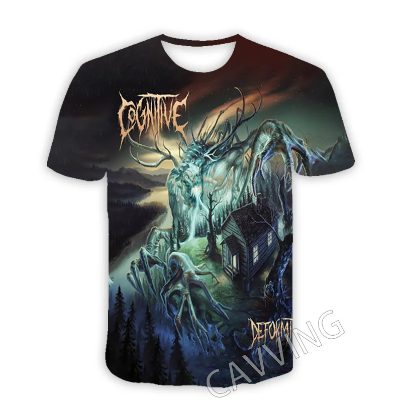 

COGNITIVE Rock 3D Printed Casual T-shirts Hip Hop Tee Shirts Harajuku Styles Tops Fashion Clothing for Women/men