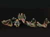 1/72 Resin Die-Cast Character Model GK Medical Soldiers Rescue Soldiers and Wounded Soldiers 11 People Unassembled and Unpainted 1