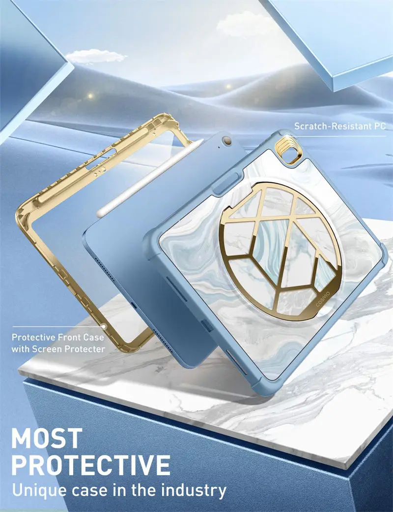 para ipad cosmo corpo inteiro capa protetora para ipad gen com protetor de tela titular lápis