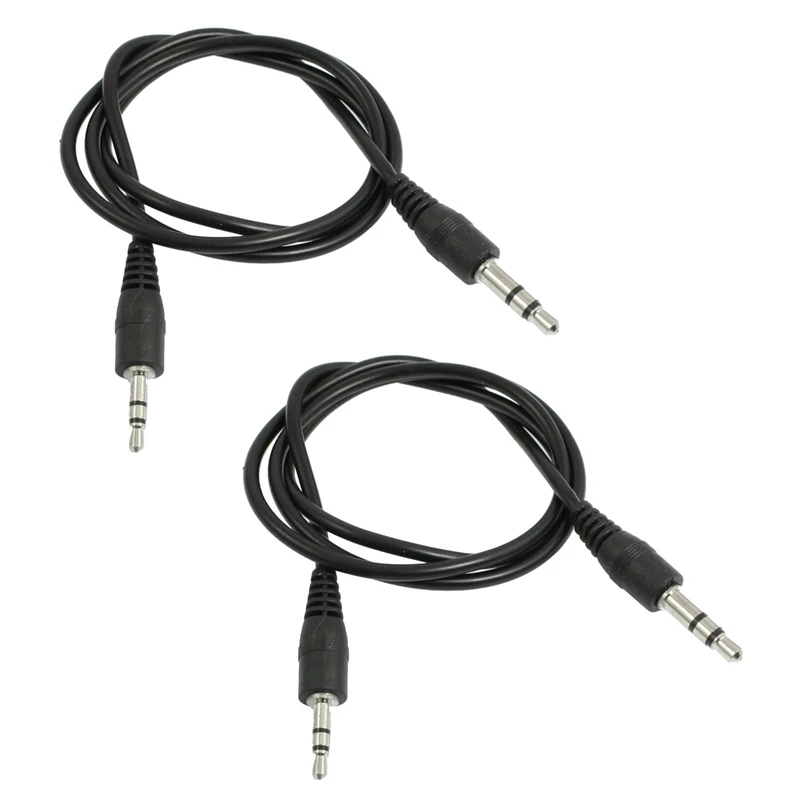 2X 23 Inch Long 2.5Mm Male To 3.5Mm Audio Adapter Cable |