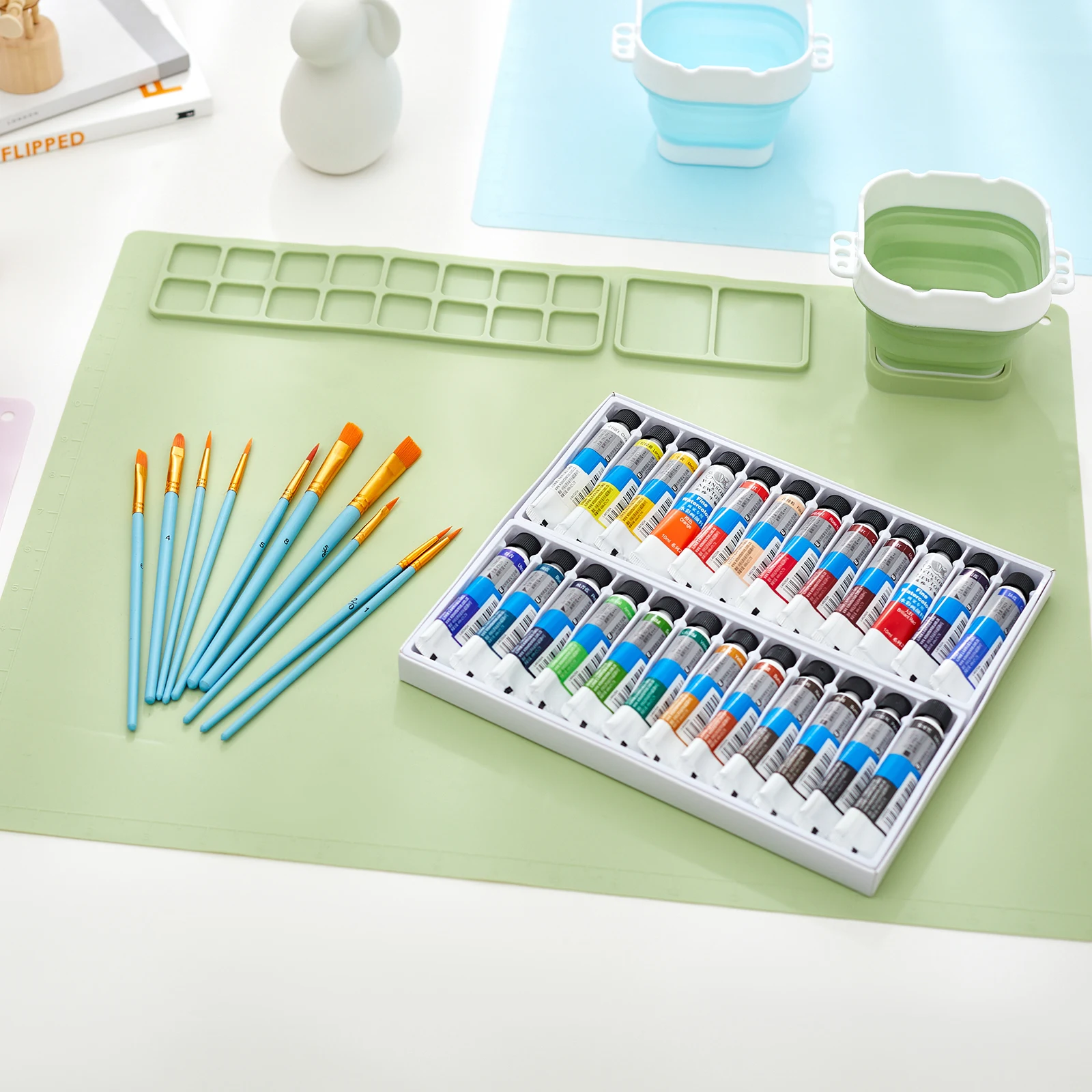 Silicone Painting Pad Suction Cup Reusable for Art