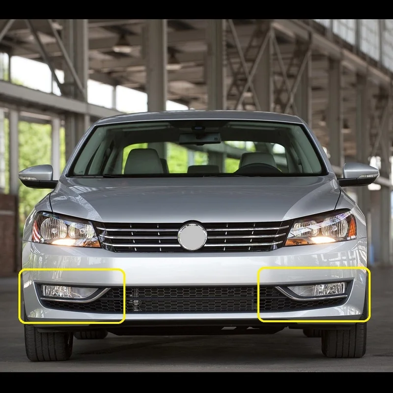 2Pc White Canbus No Error H8 LED Fog Light Bulb For 2010-2014 VW PASSAT B7 LED D