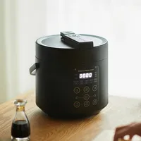 Mini cuiseur à riz avec revêtement en céramique, 2L Portable pour voyage, bureau, dortoir, cuisson rapide, antiadhésif et facile à nettoyer, expédition rapide 3