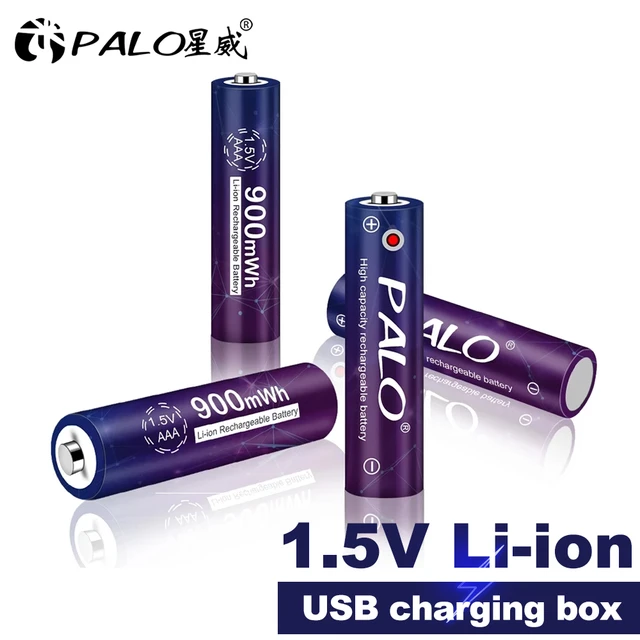 Baterías recargables Aaa Aa 1,2 V 3000mAh-2a 3a Batería recargable de  litio-Aliexpress