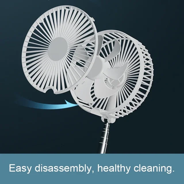 여름철의 시원함과 편안함을 위한 샤오미의 3-in-1 휴대용 선풍기