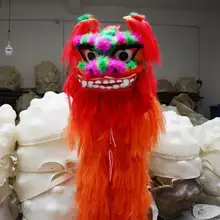 

Kids North Lion Dance Mascot Costume Children's Day Performance Lion Dance Suit Single Suitable for Kids From 2 To 8 Years Old