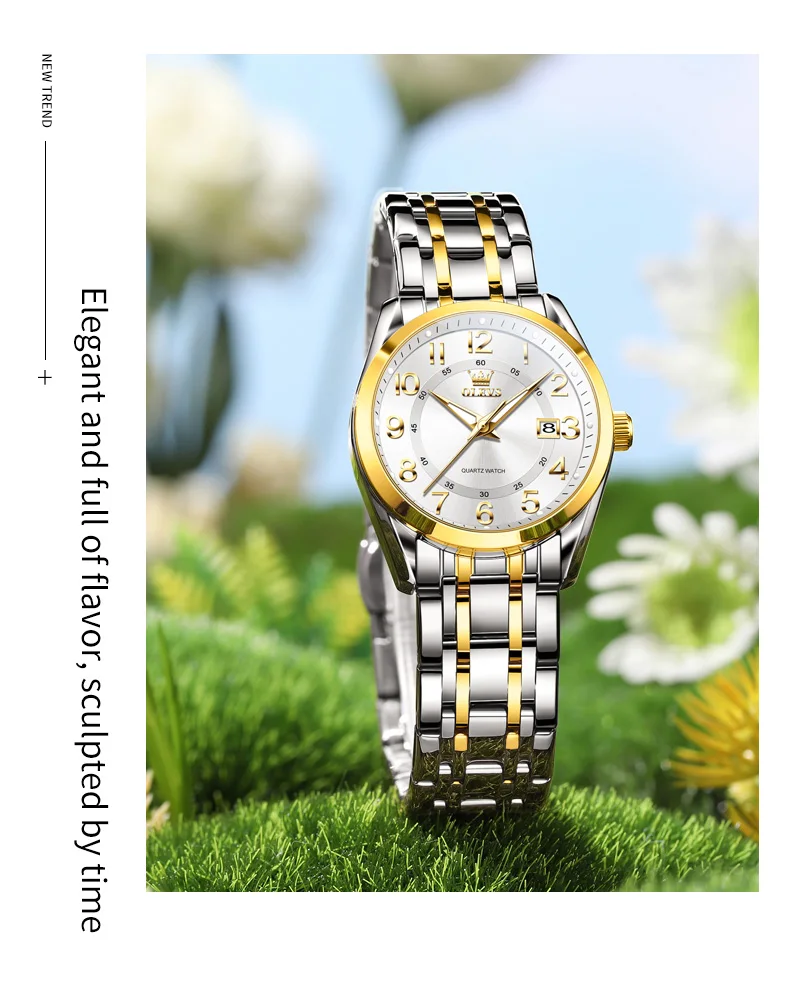 OLEVS 3666 Orologio da Donna - Sul polso