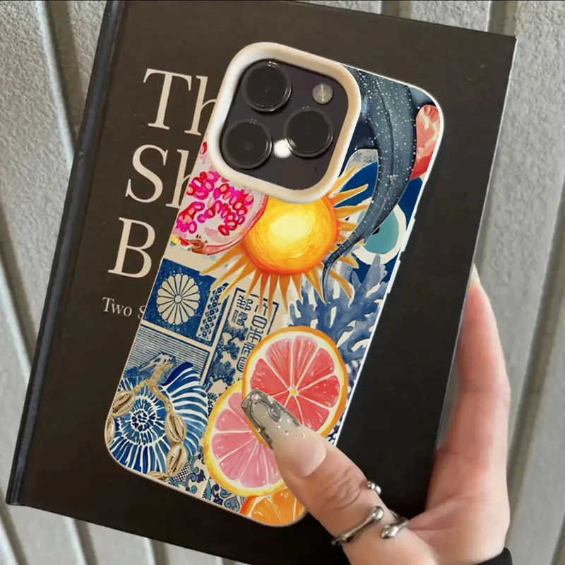 Summer Refreshing Fruit Patterns Shockproof Phone Case