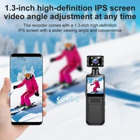64GB 4K Ultra HD Action Mini Camera 180 Rotatable Vlog Wifi Sports Cam Waterproof Case Helmet Travel Bicycle Driver Recorder - Image 5