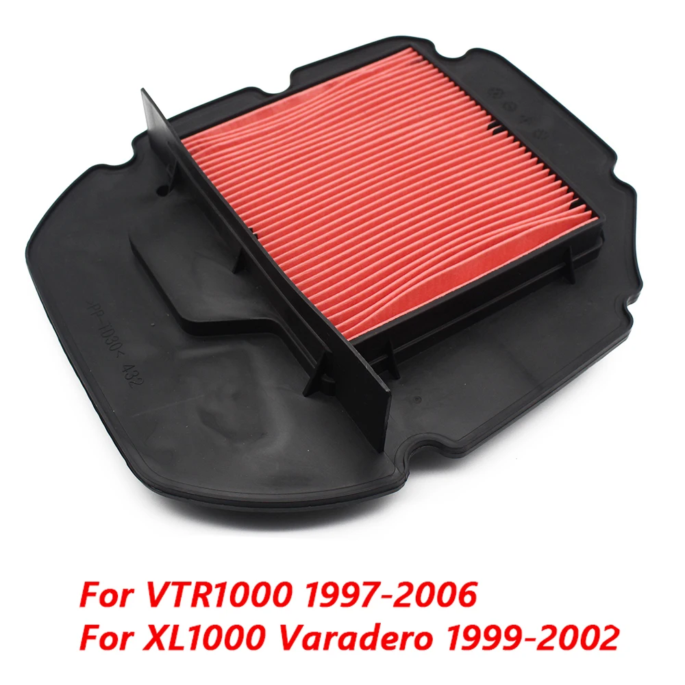 Motorcycle Air Filter Air Filter Air Filter Cleaner For Honda XL1000 Varadero 1999-2002 VTR1000 1997-2006 Motorcycle Replacement Engine Air Filter Cleaner Air Intake Filter Element