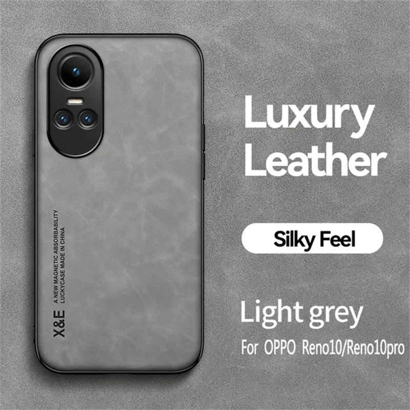 Magnetic Leather Shockproof Phone Case with Car Holder Attachment