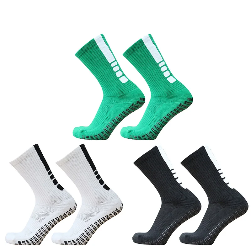 New Sports Football Socks Men Women Silicone Anti Slip Grip Soccer