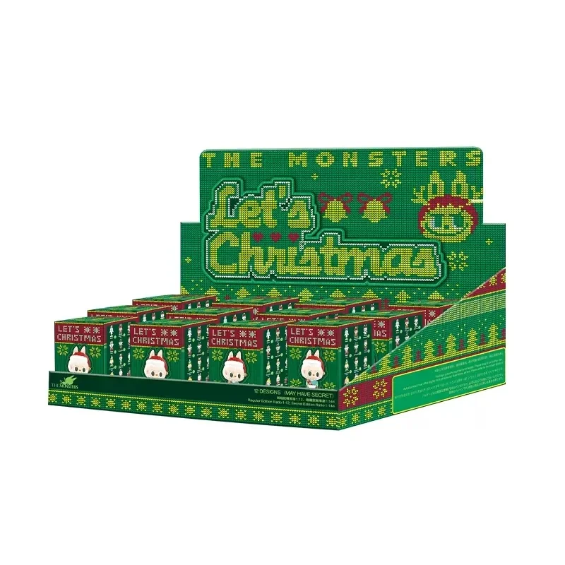 thumbnail image 1 of Pop Mart Labubu The Monsters Let's Christmas Series Blind Box Guess Bag Mystery Box Toys Doll Cute Anime Figure Ornaments, 1 of 5