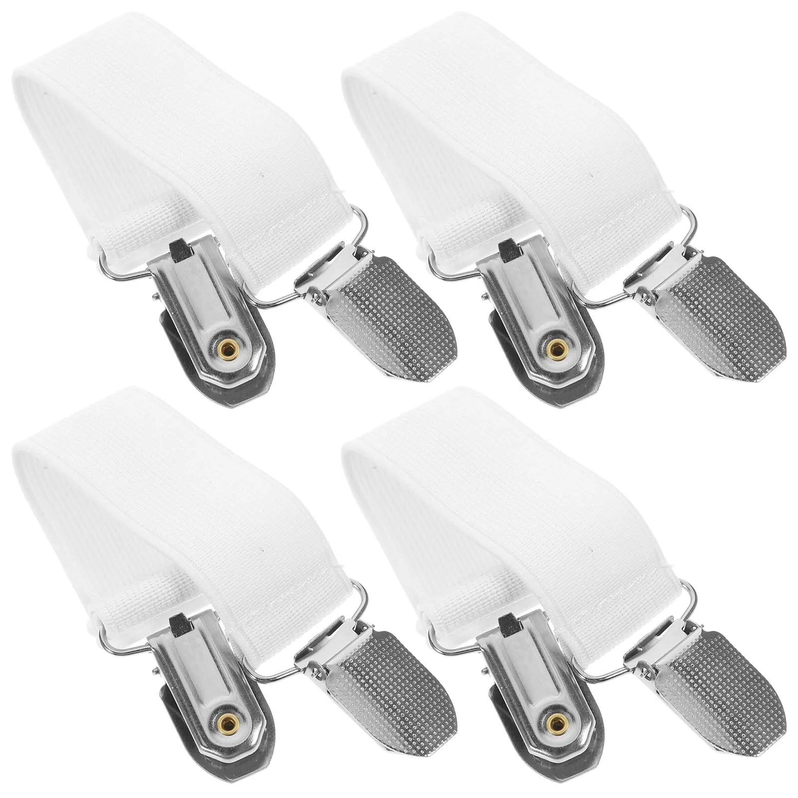 

4pcs Adjustable Boots Fixing Strap Clips Elastic Windproof Pants Fasteners Holder