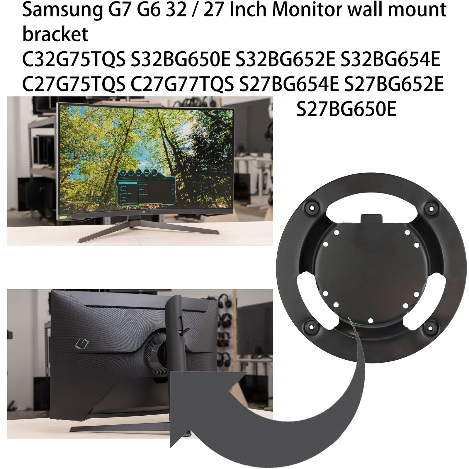 Samsung Monitor Samsung Odyssey G7 Lc27g75tqswxxl Màn Hình Samsung Samsung  Curved Gaming Monitor Odyssey G7 Màn Hình