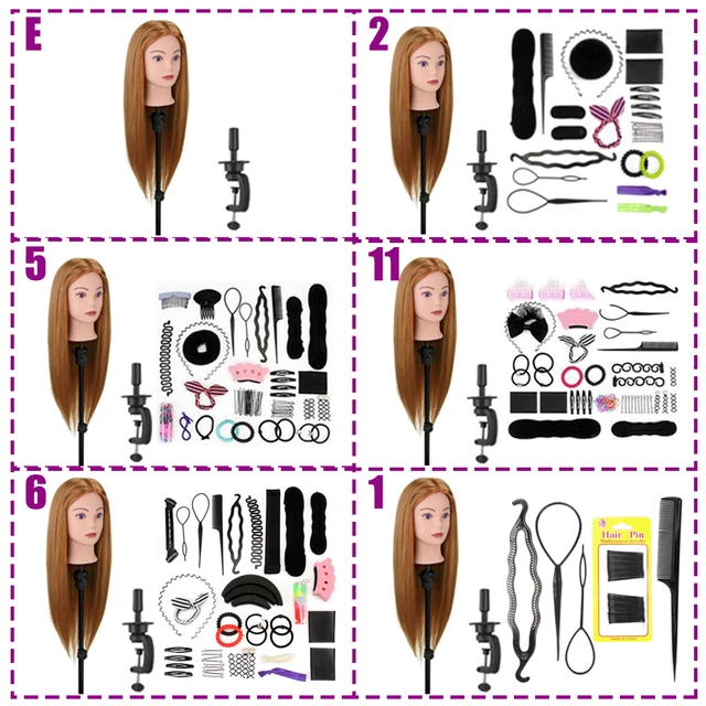 Hairdresser Training Hairstyles Mannequin Head - 75cm Straight Hair  Hairdressing - Aliexpress