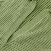 Short Sleeve Collared Crop Top for Women Turn-down Collared Fitted Rib-Knit Tee Shirt Summer Teengirl Y2K Outfit - Image 6