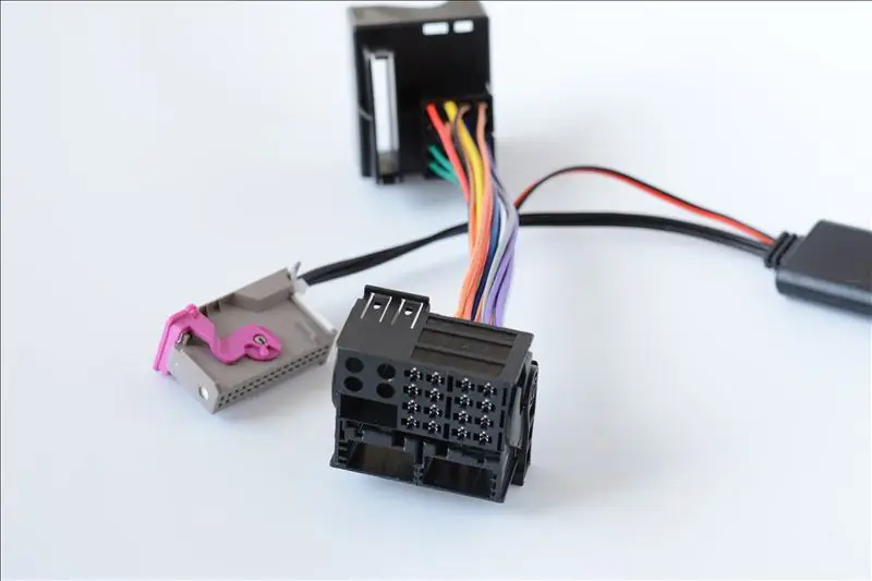 아우디 A3 A4 A6 A8 TT R8 RNS-E 호스트 AUX IN32 핀 블루투스 음악 1pcs