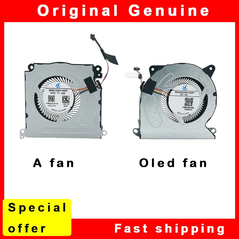 New CPU Cooling Fan BSB0505LA-00 BN5010S5H-N00P for VALVE Steam Deck Q1 256 go Q2 512 go Oled Cooler Radiator BO3508S2H-000P