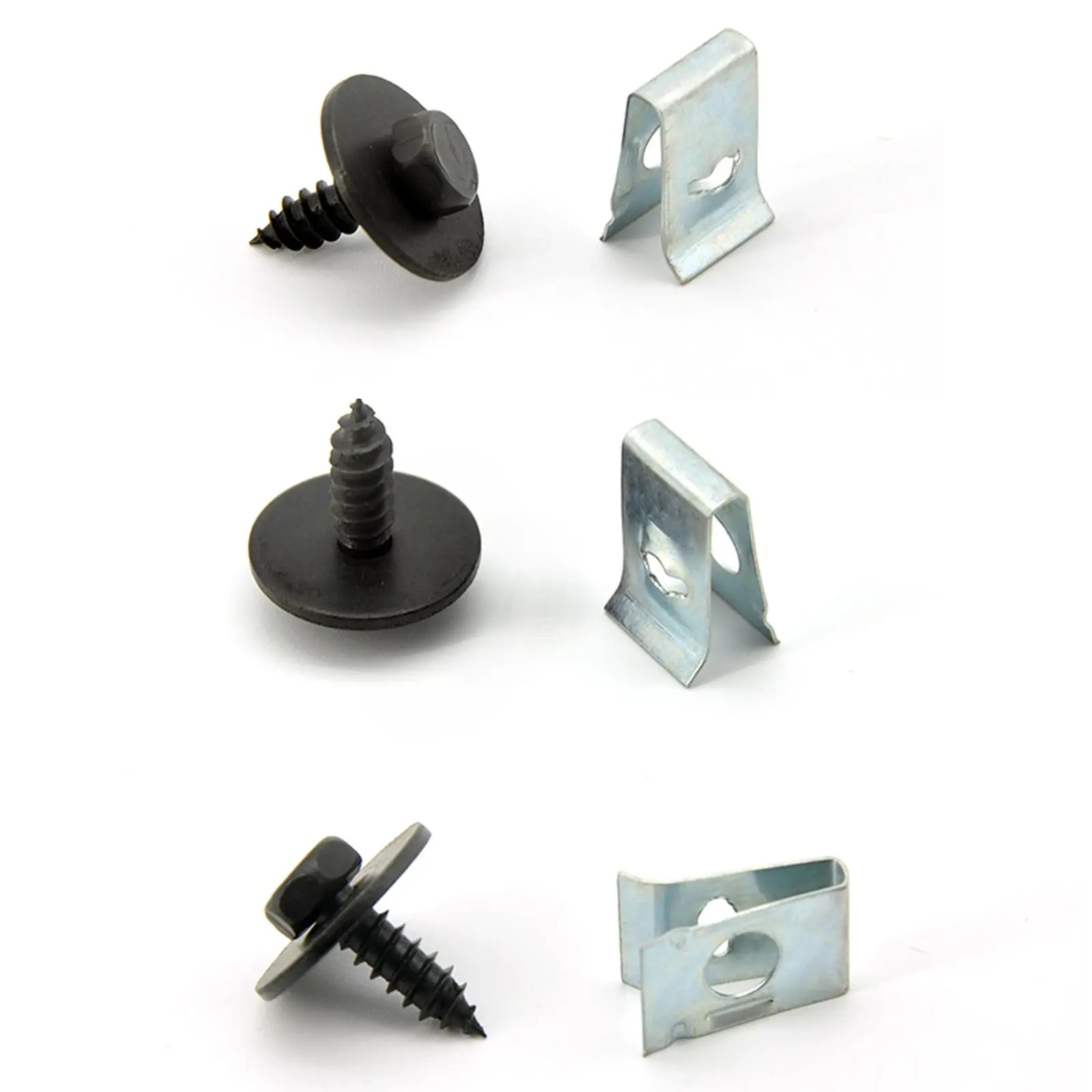 For BMW E82 E30 E91 E39 E64 E84 Car U Nut Hex Screw Speed Fastener Body Undertray Sheet Metal Clip Fixing Protect Accessories