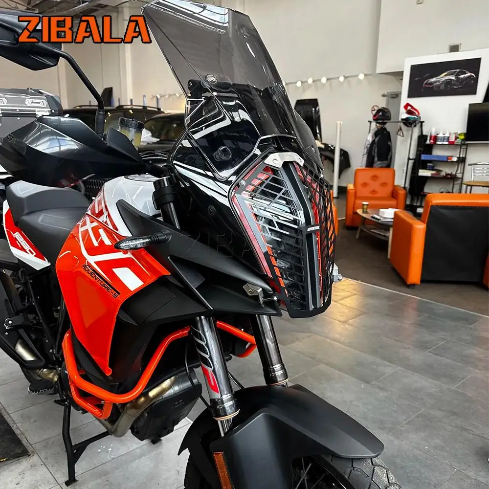 For KTM 1290 SUPER ADVENTURE S/R 2017-2022 2021 Super ADV 1290 S R Motorcycle Headlight Grill Guard Protection Cover Protector