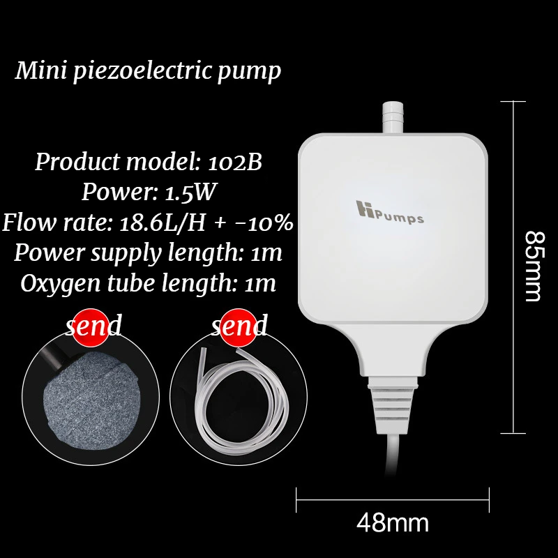 Ultra silent Aquarium air pump Air compressor Oxygen Airpump Single amp Double Outlet 220-240V Adjustable air volume water pump 6