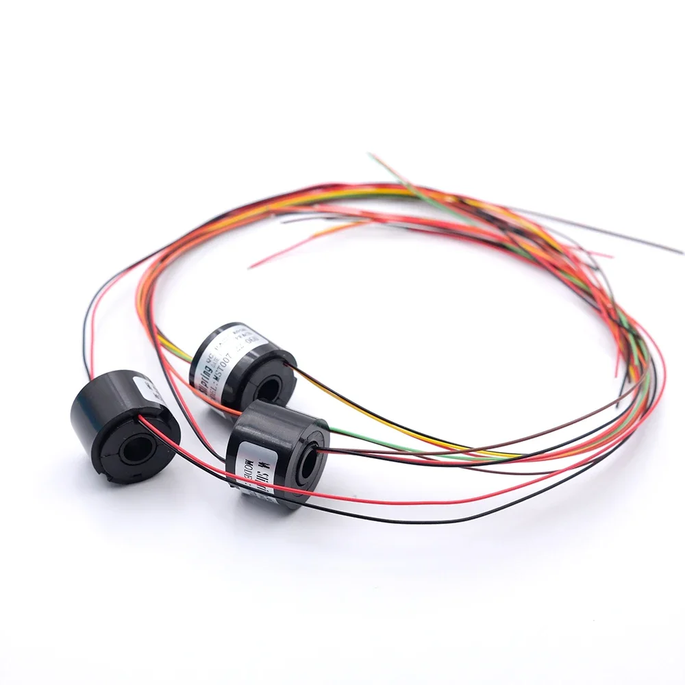 Enhanced Multi-Channel Hollow Shaft Electric Slip Ring with 7mm Diameter and 1.5A Capacity for Versatile Applications