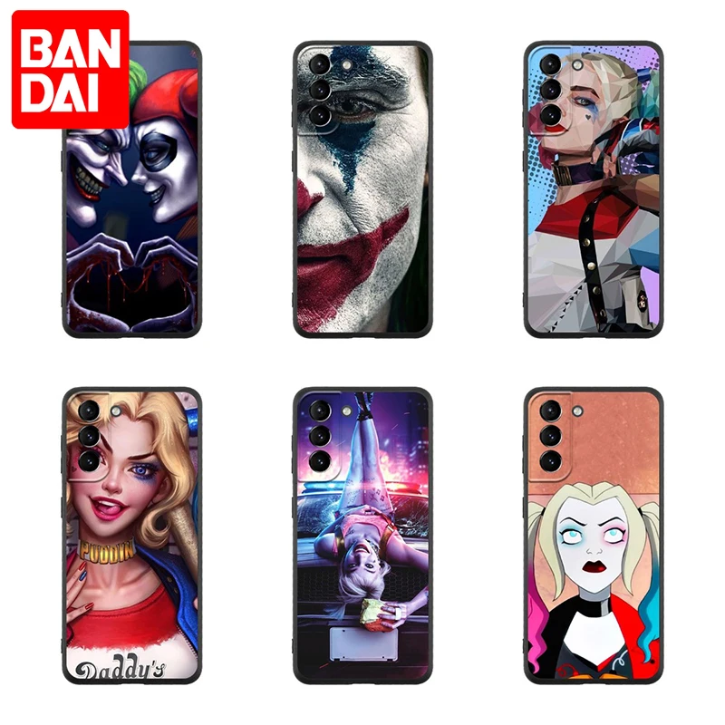 Bandai DC Harley Quinn Joker чехол для Samsung S21 S20 Ultra A71 A70 A21S A20S Note 20 Ультра задняя крышка Мягкий