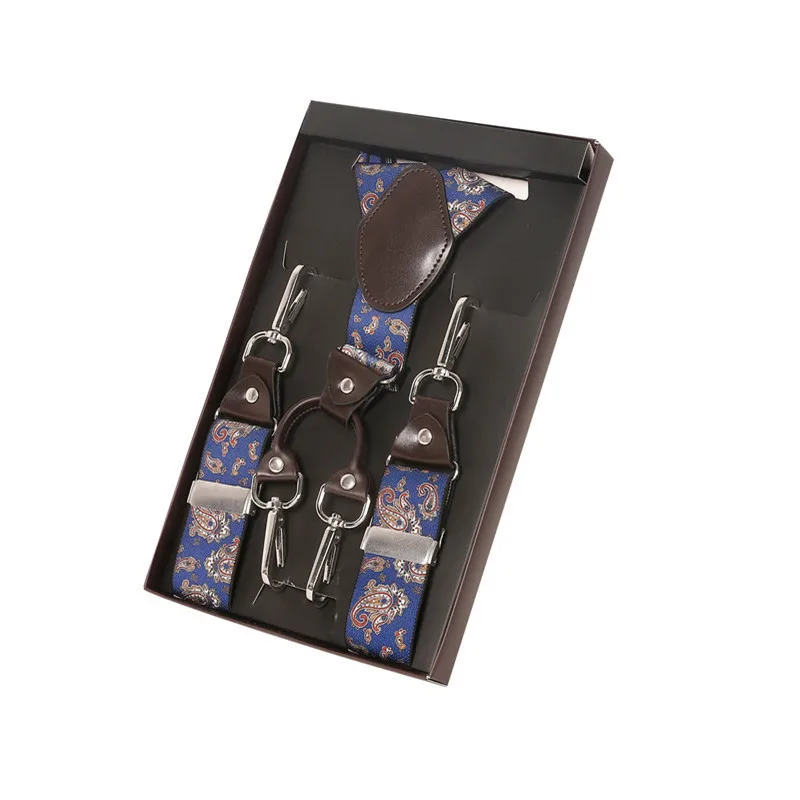 

Мужские подтяжки с 4 крючками, эластичные регулируемые подтяжки, повседневные подтяжки для брюк, подарок в ковбойском стиле