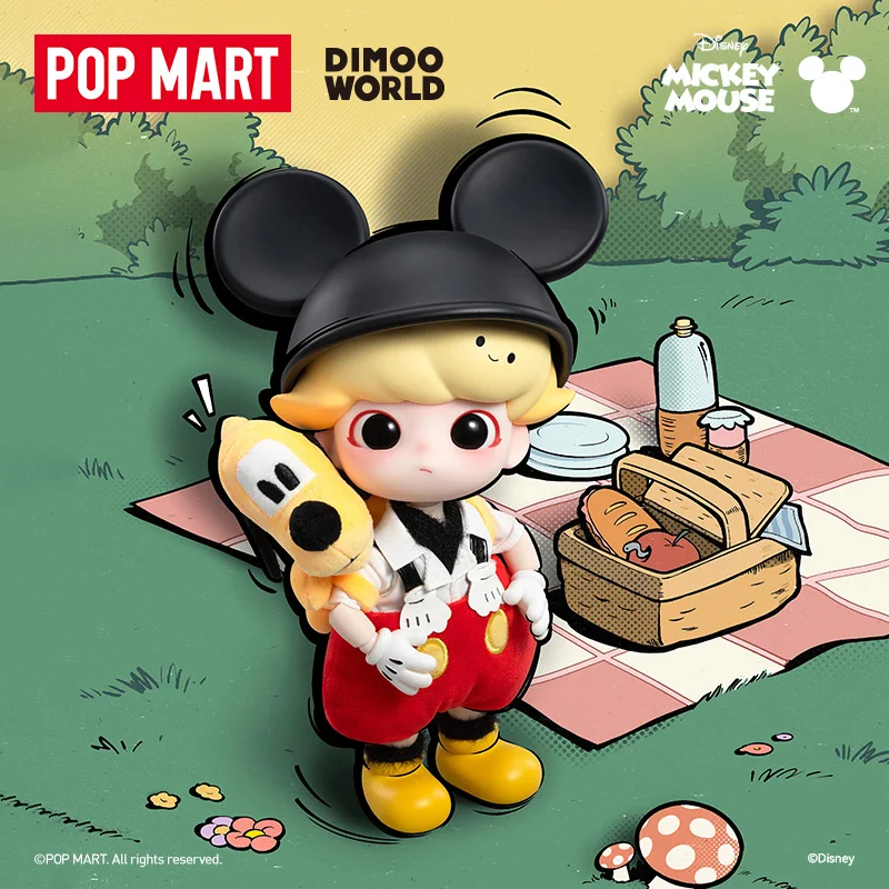 オリジナルポップマートディムーミッキードナルドダック1/8可動