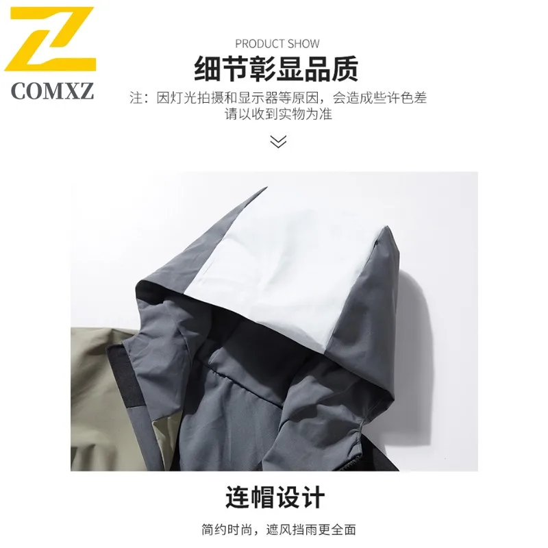 EiAO  Windbreaker Couple's Spring Autumn Windproof Waterproof Outdoor Coat for Hiking Camping Fishing Fashion Sportswear 2025