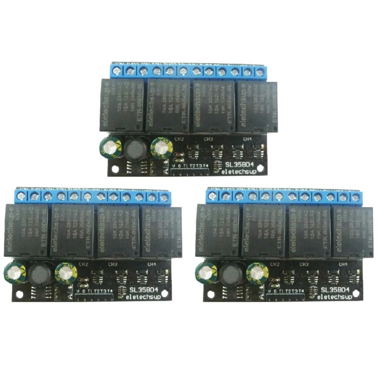 

3PCS 5V 12V 1-4CH Flip-Flop Latch Relay Module Bistable Self-locking Trigger Switch Board for Motor LED PLC