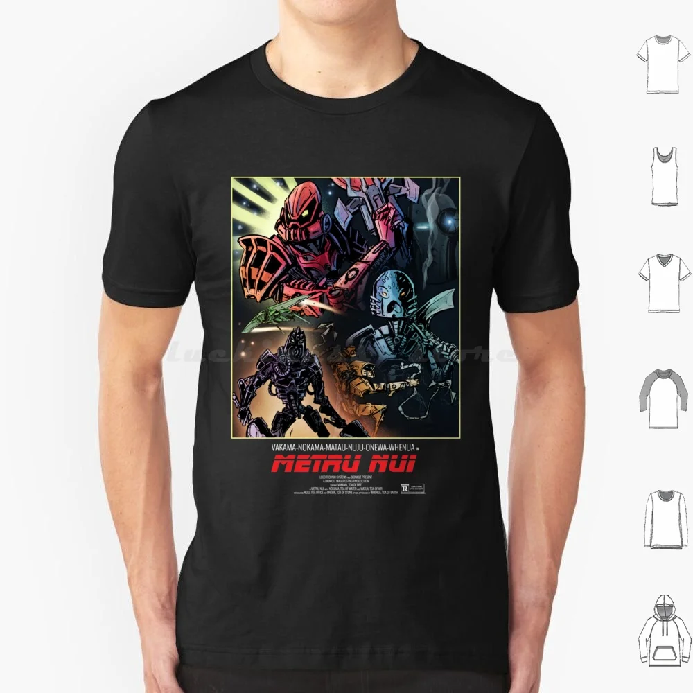 M E T R U. N U I T Shirt Uomo Donna Bambini 6Xl Bionicle Toa Mata Nui Kopaka Lewa Robot Tahu Kanohi Meme Onua Bionicle Pohatu